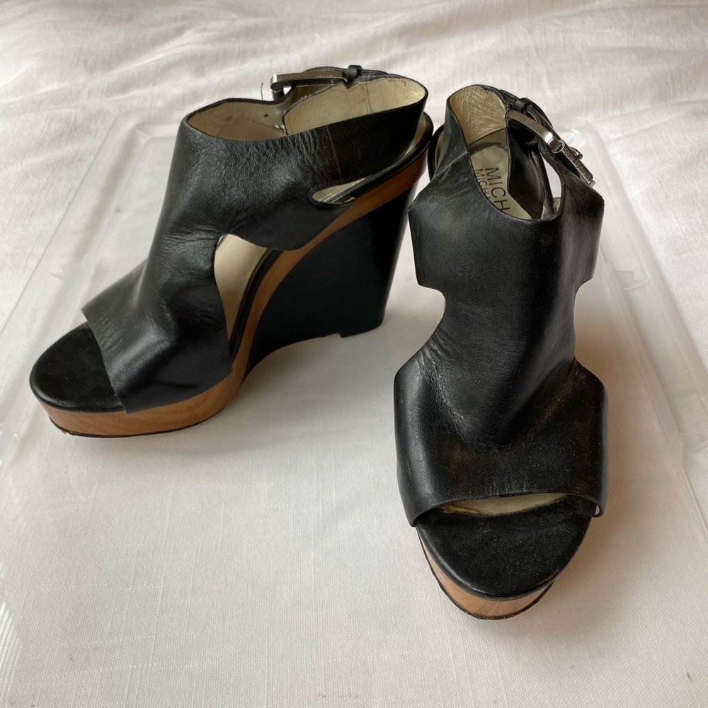 MICHAEL Michael Kors Josephine Wedge Sandals 6.5